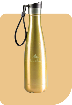 Tyent Drinkware Gold